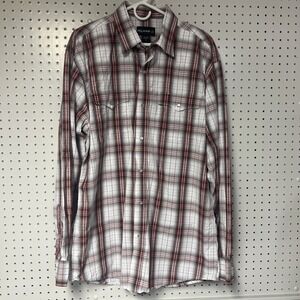 Pelham‎ Mens Pearl Snap Shirt XL Long Sleeve Western Cowboy Wear Casual Shirt